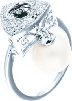 

Jay VI ring with pearls and cubic zirconia