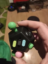 EDC mano para el autismo, TDAH alivio de la ansiedad en niños de 12 lados Anti-estrés Fidget Juguetes | Juguetes Fidget | Fidget Juguetes