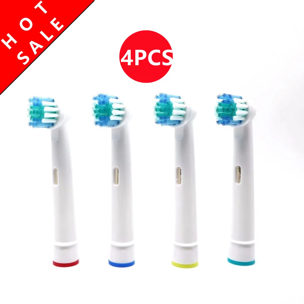 Replacement Brush Heads For Oral-B Electric Toothbrush Fit Advance Power/Pro Health/Triumph/Vitality Precision Clean 4pcs electric toothbrush replacement heads