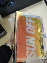 Carpeta con apariencia láser, organizador de cuaderno, libros, filofax, diario, bocetos o agenda escolar, accesorios y suministros de oficina, medidas A5 o A6