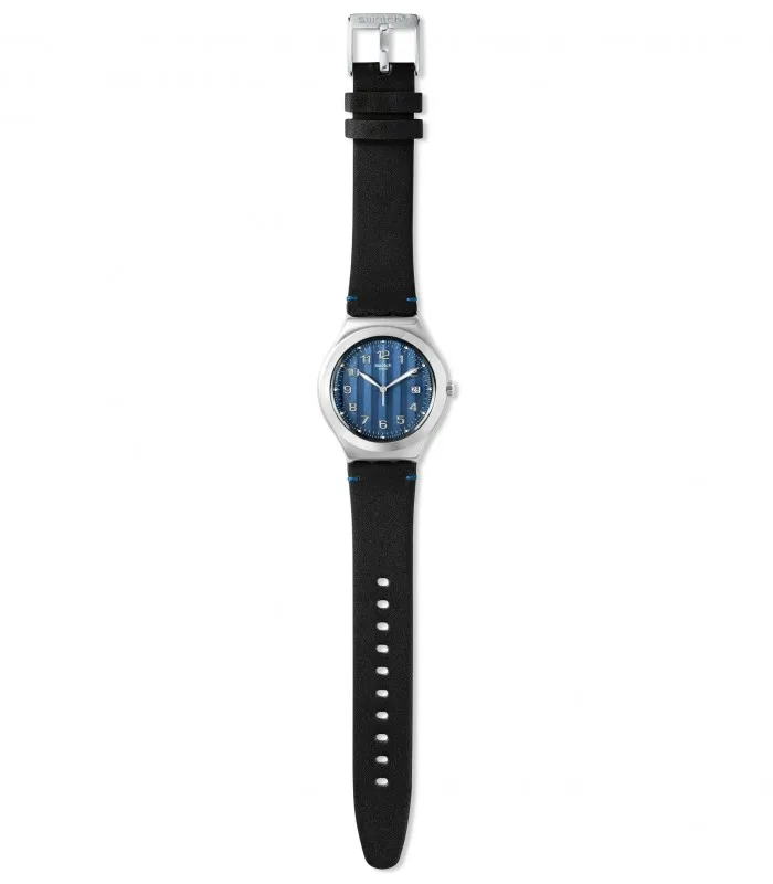 SWATCH ирония большие классические часы cont BLUES 41 мм YWS438