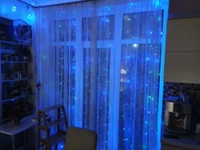 3MX3M LED Curtain Garland on The Window USB String Lights Fairy Festoon Remote Control