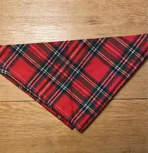 Bandanas de algodón para perro, bufanda de mascota grande, lazo lavable a cuadros, Collar, bufanda para perro y gato, accesorios grandes para perro