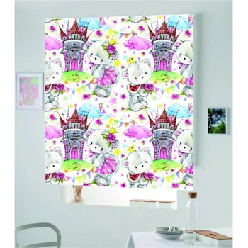 

Blind Iroa Digital Print Child Bears 005! ROLLER BLINDS TRANSLUCENT! (100X170)