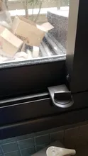 Vanzlife-Pestillo de seguridad ajustable para puertas y ventanas, cerradura de seguridad, seguro antirrobo, tope para ventana móvil