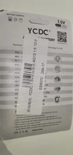 YCDC AG-Batería de 13 botones, pila de moneda para reloj con calculadora, 1,5 V, SR44SW, L1154, RW82, RW42, LR44, 357, AG13, 12 Uds. Por paquete