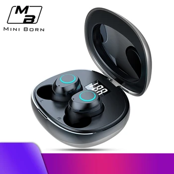 

Mini Born True Wireless Earbuds Mini Bluetooth Earphone Bluetooth 5.0 Sport Earpiece Touch Control Small Invisible Headset