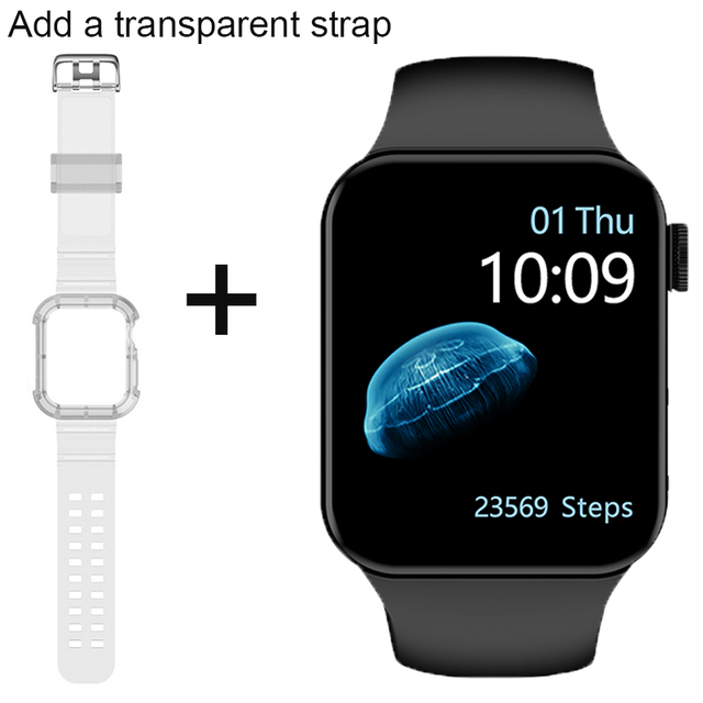 IWO Smartwatch Smart Watch Series 7 Double Button Heart Rate Monitor Dial Call Smart Watches Men Women For IOS Android