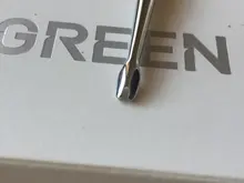 MR.GREEN-eliminador de cutículas, empujador de piel muerta, herramientas de manicura de decoración de uñas de acero inoxidable, limpiador de uñas