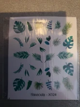 Nail-Sticker Decals-Decoration 1-Sheet Leaves-Slider Spring Flower DIY 3D