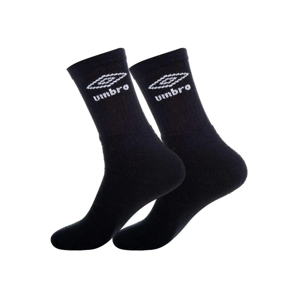 Pack of 10 pairs of Umbro long socks in black color