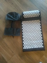 Cojín masajeador para Yoga, esterilla de acupresión para aliviar el estrés, dolor de espalda y cuerpo, estera con puntas, colchoneta de acupuntura