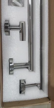 Robe Hook Hardware-Set Paper-Holder Towel-Ring Toilet Shining-Mirror Bathroom Stainless-Steel