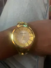 Relojes de lujo para mujer, pulsera de oro, esfera plateada, de cuarzo, de marca superior, informal, Zegarek Damski