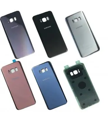 Tapa trasera de bateria cristal trasero para Samsung Galaxy S8+ S8 Plus Elige color