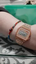 Reloj Digital de lujo de oro rosa para mujer, pulsera electrónica LED de acero ultrafino, luminoso