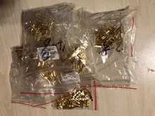 Spade Connector Crimp-Terminals AWG Suitable-For 22-16 Male 100pcs/25set