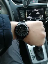 Belushi-Reloj de pulsera de lujo para hombre, cronógrafo de cuarzo, de acero inoxidable, Original