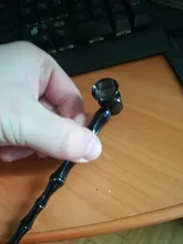 Hand-Pipe Tobacco Non-Stick Black for Home-Party DIY Christmas Xmas/Heat-resistant/Non-stick