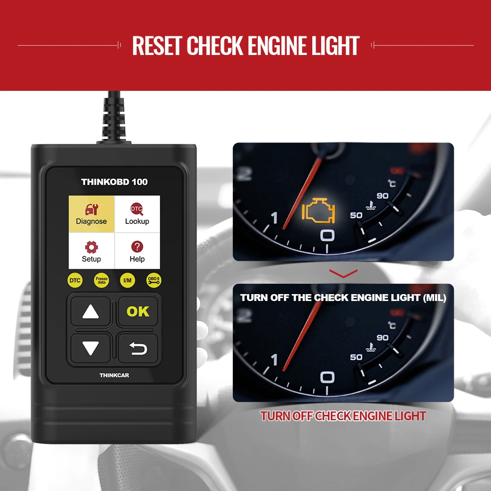 THINKCAR THINKOBD100 DIY OBD2 сканер кодов OBD 2 Полный автомобильный диагностический