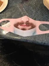 Mascarilla facial con estampado divertido para mujer, máscara de seguridad antipolvo sin costuras, lavable y reutilizable, 1/3/6