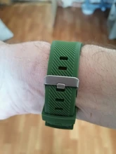 20mm/22mm correa de reloj para Samsung Galaxy reloj de 3 45mm/42mm/activo-2 de S3 frontera pulsera de silicona Huawei GT/2/2e Correa 46 mm