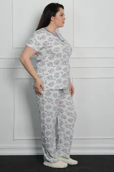 

Sans Textile Women Bone Cotton Cloth Sleepwear Tool 65 N15675