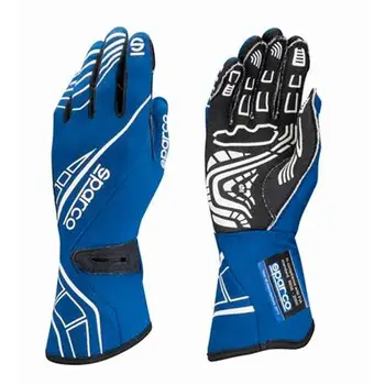 

S00131108AZ-Rg-5 Lap gloves size 08 Sparco Blue