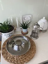 Dog-Bowl Puppy-Litter Stainless-Feeder Dish-Weaning Pet Food-Feeding Silver