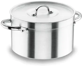 

Lacor - 20025 - Cacerola Alta Con Tapa Chef Aluminio 24 cms