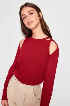 

Trendyol Cut Out Detail Sweater Sweater TWOAW20KZ0597