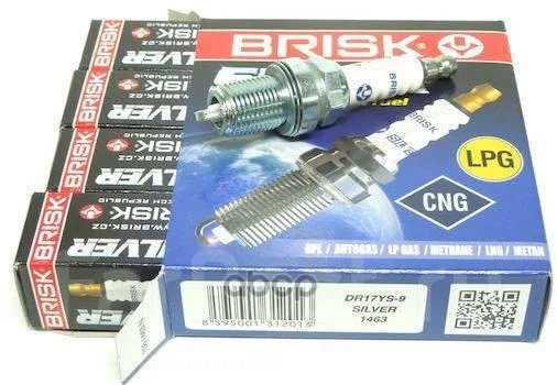 Свеча Зажигания Silver(Интервал Замены- Max. 30 000 Km) BRISK арт. DR17YS-9