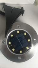 Waterproof Lamp Deck Ground-Lights Floor-Decoration Security-Lighting Buried Yard Solar-Powered