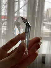 Prism-Lamp Chandelier-Decor Cut-Glass-Pendant CRYSTAL Diy Suncatcher Faceted Diamond