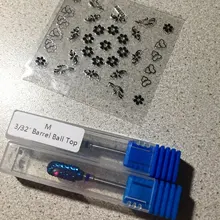 Milling-Cutter Manicure-Machine-Accessories Nail-Drill-Bits Electric-Nail-Files Rotary