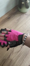 Guantes antideslizantes para ciclismo para hombre y mujer, de medio dedo, transpirables, para deportes de choque, para bicicleta