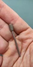 ASWEINA-taladro de decoración de uñas estilo cilindro, brocas de diamante para pulir cutículas, accesorios de máquina eléctrica, 3/32 , 1 Uds.