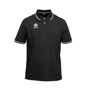 

Short Sleeve Polo Shirt Luanvi Gama Black Cotton