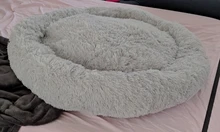 Saco de dormir en invierno para mascotas, caseta de lecho de gatos y perros supersuave, saco de dormir largo y afelpado para cachorros, esterilla portátil, tamaño de 46/50/60cm