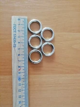 Vale la pena 5 unids/lote Camping senderismo O forma anillo al aire libre herramientas de aleación de Zinc de EDC hebillas Clips de mosquetón redondo ganchos disparador