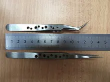 Hand-Tools-Sets Forceps Industrial-Tweezers Phone-Repair Anti-Static Curved Stainless