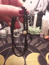 Pulsera de terapia magnética de obsidiana negra, piedra Natural, para pérdida de peso, Unisex, adelgazamiento, cuidado de la salud, 1 ud.