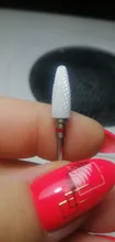 Fresa de cerámica para manicura, brocas de carburo de diamante, herramientas de pedicura