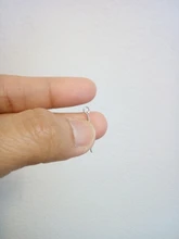 100-200 Uds ojo cabeza pines 20 25 30 35 40 45 50 mm alfileres con ojetes conclusiones para la fabricación de la joyería Diy accesorios de joyería suministros