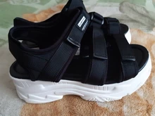 TUINANLE-Sandalias de gladiador con plataforma para Mujer, zapatos de verano a la moda, gruesas, para playa, de tela vaquera, cómodas, 2021