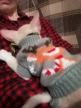 Dog Sweater Coat Clothing Cat-Costume Pet Christmas Halloween for Small Deer Warm