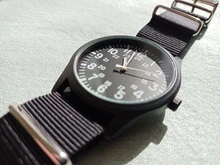 Air Force-reloj con correa de nailon para hombre, cronógrafo deportivo de cuarzo con pantalla de 24H para exteriores