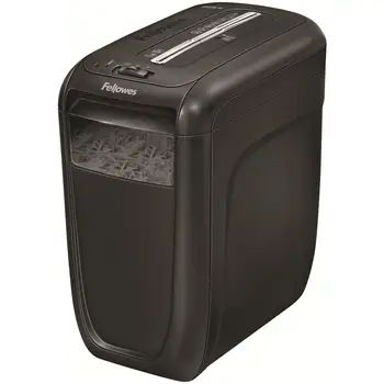 

Paper shredder to fragments Powershred 60cs with basket 22L capacity cutting 10 sheets color NeroFELLOWES86.66