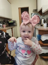 Diadema con lazo para niña, turbante de lentejuelas para niña, banda para el pelo para niña, diademas elásticas, accesorios para el cabello para bebé