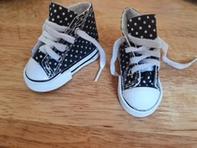 Zapatos de muñeca Unisex, zapatillas de lona de 2019 cm, estilo nuevo, para muñeca BJD 7,5, Mini zapatos de moda para DIY para muñecas rusas, 1/3
